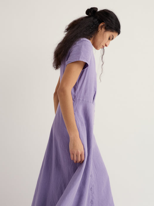 Seasalt Women's Carved Wood Dress In Bellflower