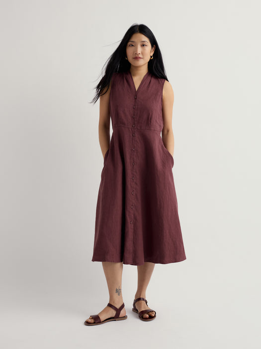 Seasalt Women's Carved Wood Dress In Cacao