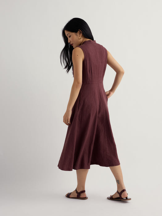 Seasalt Women's Carved Wood Dress In Cacao