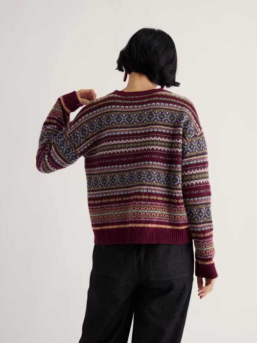 Seasalt Women's Copperhouse Cardigan In Larkspur Dark Hellebore