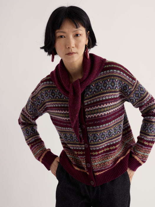Seasalt Women's Copperhouse Cardigan In Larkspur Dark Hellebore