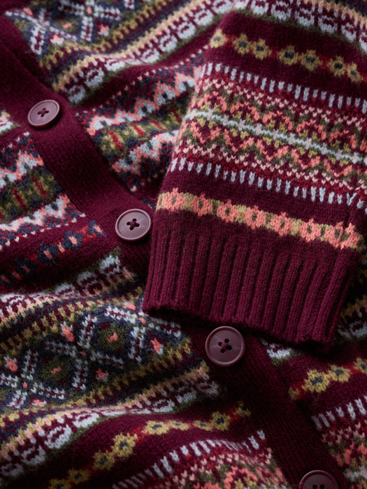 Seasalt Women's Copperhouse Cardigan In Larkspur Dark Hellebore