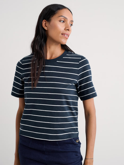Seasalt Women's Copseland Organic Cotton T-Shirt In Chyandour Maritime