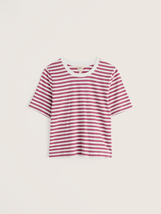 Seasalt Women's Copseland Organic Cotton T-Shirt In Mini Cornish Chalk Rosa