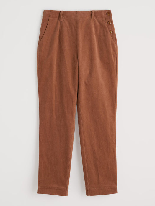 Seasalt Women's Crackington Trousers In Dark Hellebore