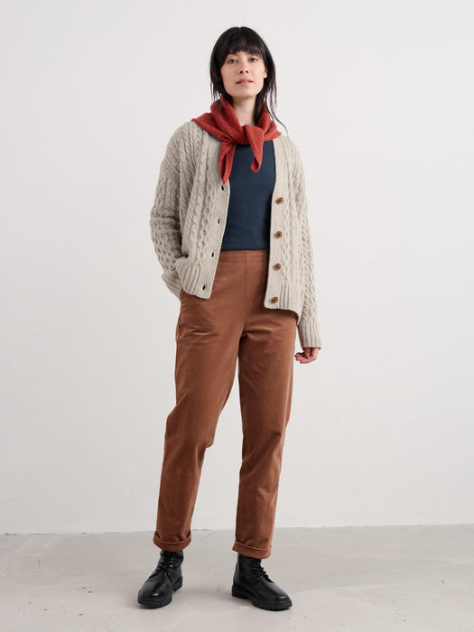 Seasalt Women's Crackington Trousers In Dark Hellebore