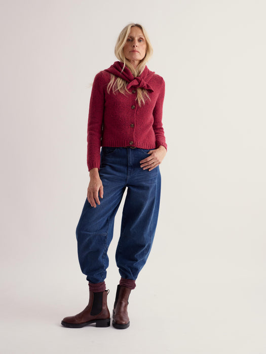 Seasalt Women's Dawson Pick Cardigan Merino In Dahlia