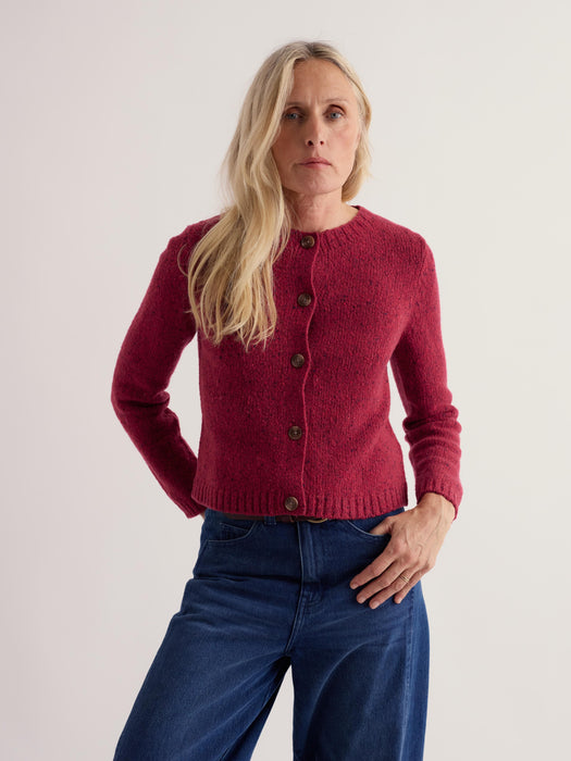 Seasalt Women's Dawson Pick Cardigan Merino In Dahlia
