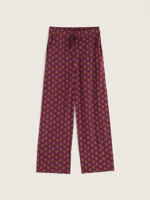 Seasalt Women's Dream Pyjamas In Dainty Flower Dark Hellebore
