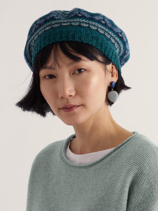 Seasalt Women's Early Bird Beret In Larkspur Loch Multi