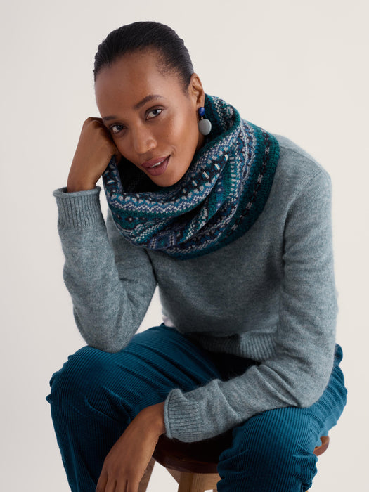 Seasalt Women's Falling Light Snood In Larkspur Loch Multi