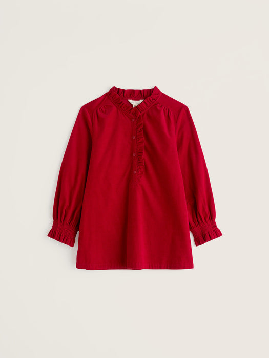 Seasalt Women's Feather Star Cord Top In Dahlia