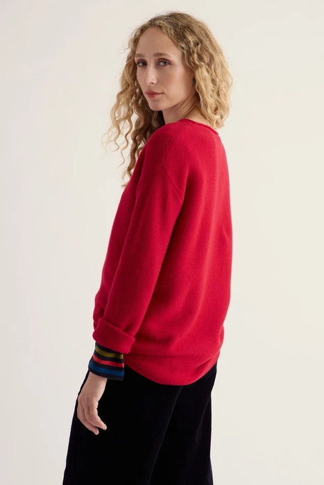 Seasalt Women's Fruity Jumper II In Carmine