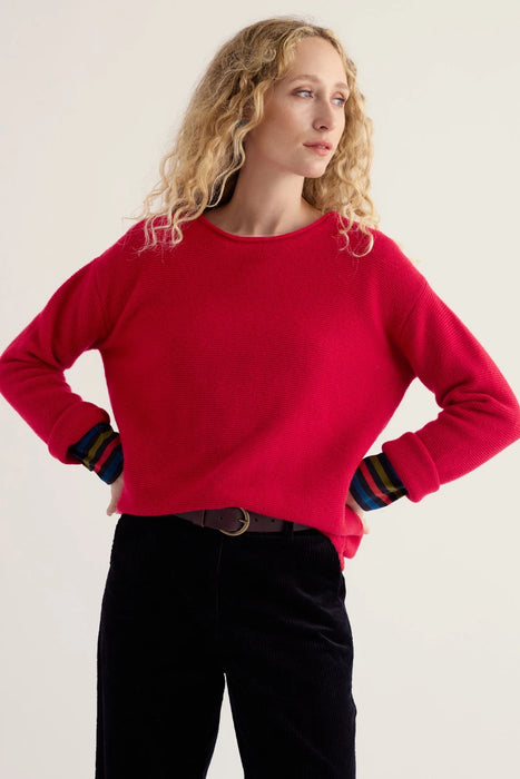 Seasalt Women's Fruity Jumper II In Carmine
