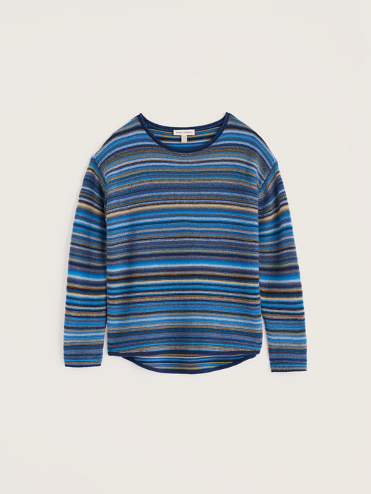 Seasalt Women's Fruity Jumper II In Ripple Marks Bright Marine Mix