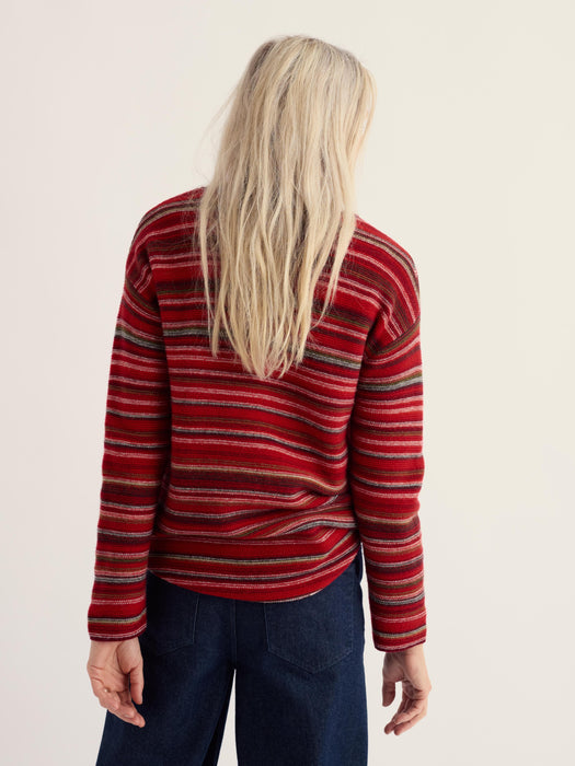 Seasalt Women's Fruity Jumper II In Ripple Marks Dahlia Mix