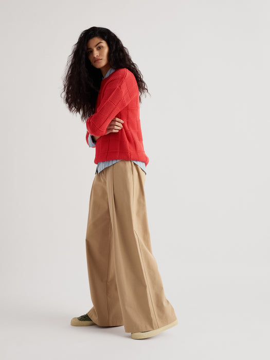 Seasalt Women's Hedge Rock Jumper in Cayenne