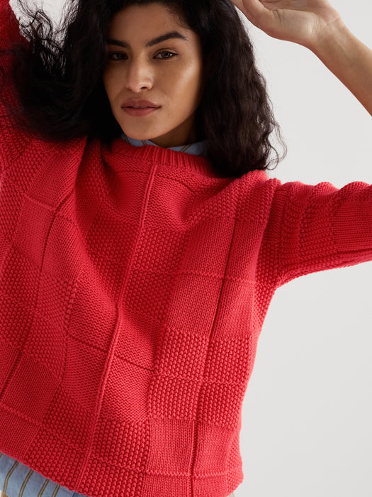 Seasalt Women's Hedge Rock Jumper in Cayenne