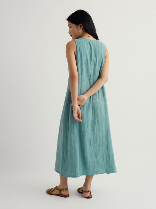 Seasalt Women's Helleborine Above-Ankle Dress In Sardine