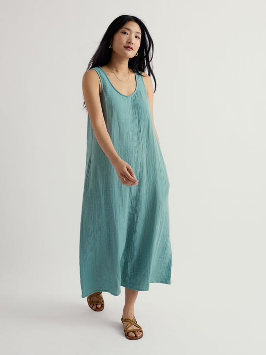 Seasalt Women's Helleborine Above-Ankle Dress In Sardine