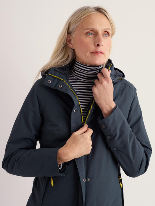 Seasalt Women's Janelle Coat In Squid Ink