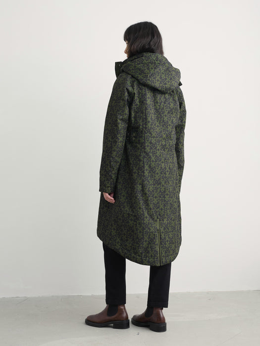 Seasalt Women's Janelle Waterproof Coat In Clay Stamp Highland