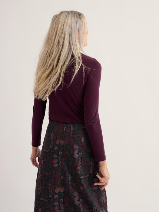Seasalt Women's Landing Top In Dark Hellebore