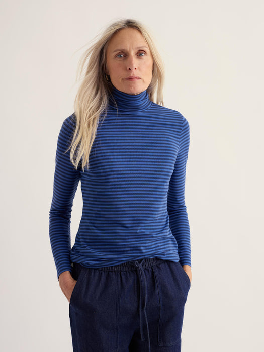 Seasalt Women's Landing Top In Pellitras Light Marine