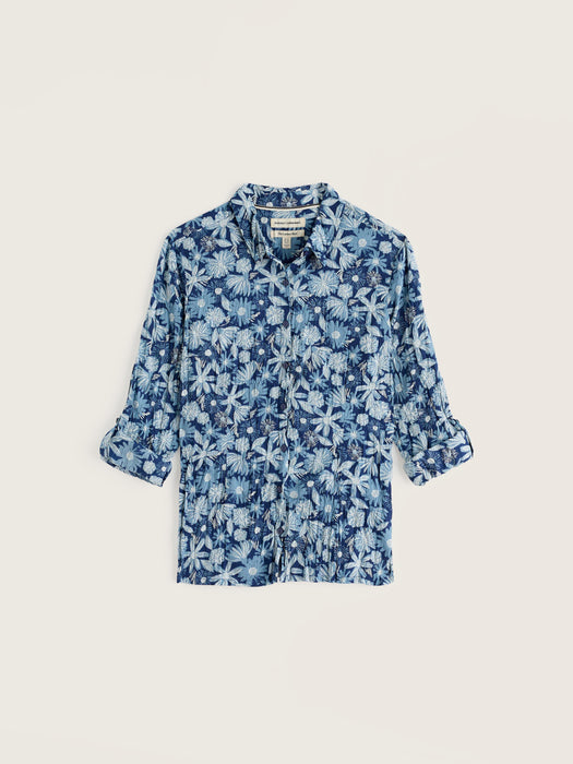 Seasalt Women's Larissa Shirt In Sketchbook Blooms Marine