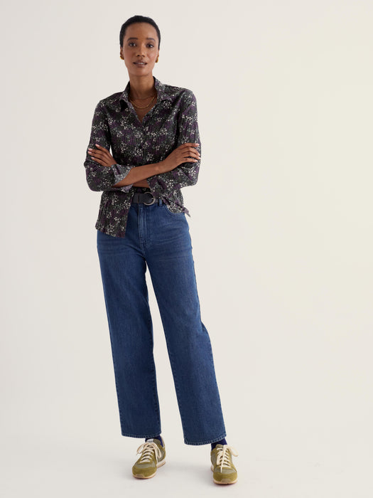 Seasalt Women's Larissa Shirt In Speckled Ditsy Mix