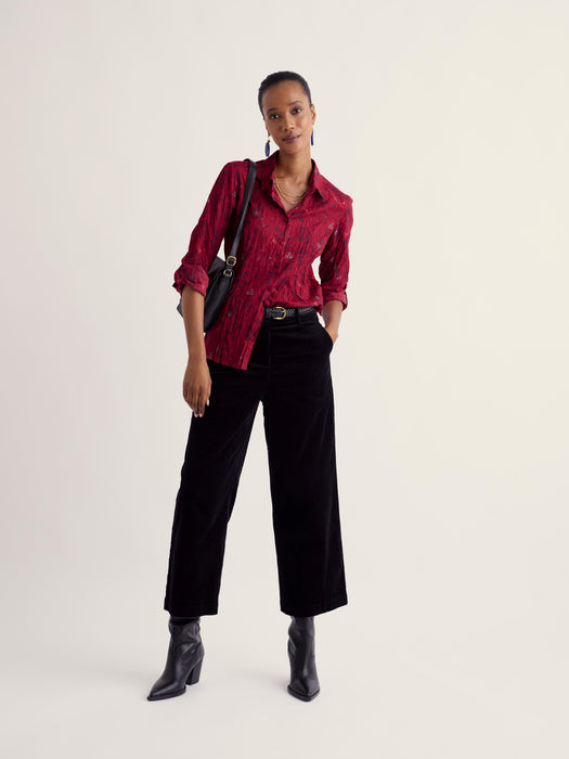 Seasalt Women's Larissa Shirt In Tapestry Flowers Dahlia