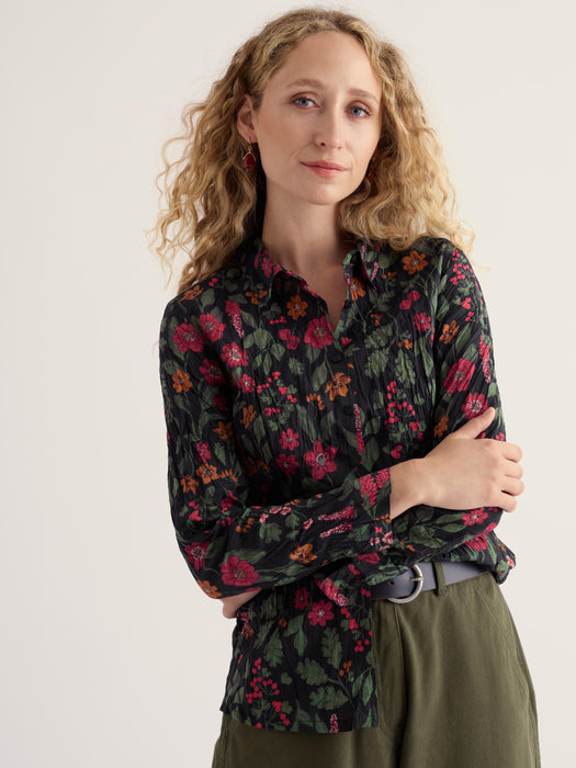 Seasalt Women's Larissa Shirt In Winter Botanical Mix