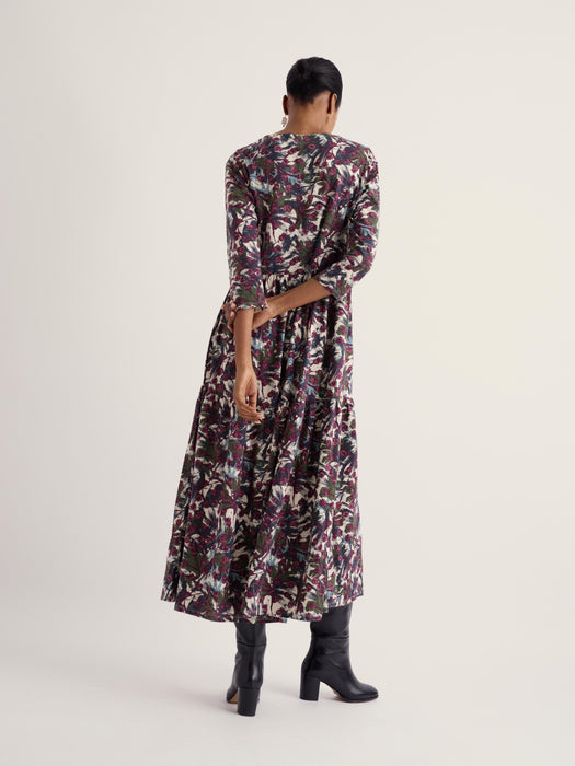 Seasalt Women's Leading Lights Dress In Inky Seedheads Aran