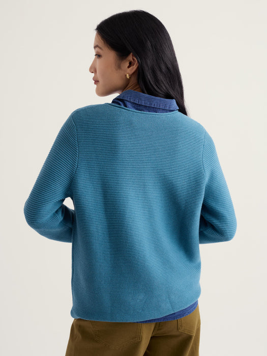 Seasalt Women's Makers Cotton Jumper In Cadet