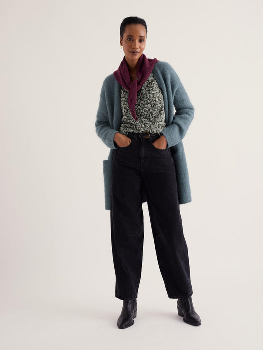 Seasalt Women's Mallow Top In Painted Seaweed Nori