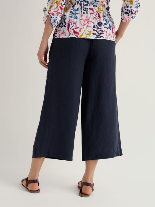 Seasalt Women's Merrivale Linen Culottes In Maritime