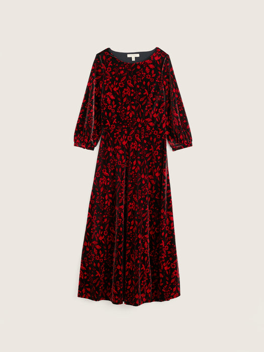 Seasalt Women's Oak Cottage Dress In Winter Botanical Inkwell