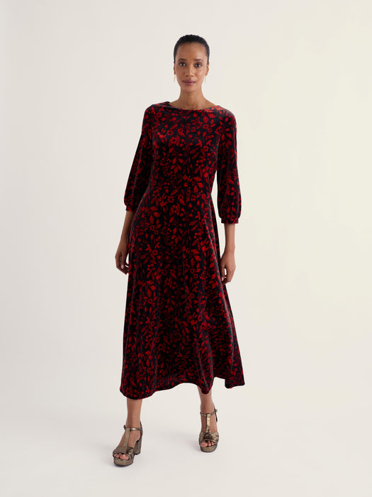 Seasalt Women's Oak Cottage Dress In Winter Botanical Inkwell