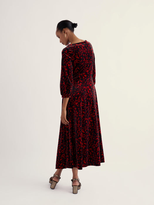 Seasalt Women's Oak Cottage Dress In Winter Botanical Inkwell