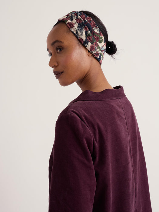 Seasalt Women's Organic Cotton Handyband In Inky Seedheads Aran