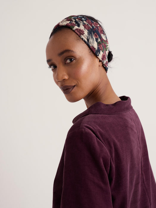 Seasalt Women's Organic Cotton Handyband In Inky Seedheads Aran