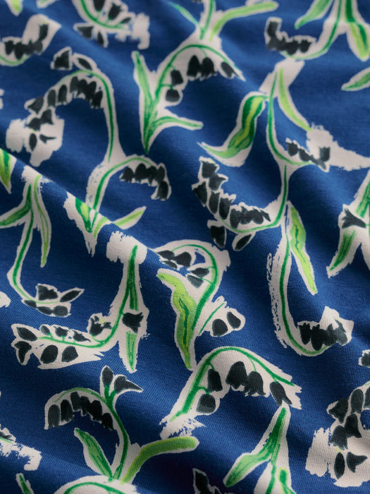 Seasalt Women's Organic Cotton Handyband In Painty Bluebell Dark Voyage