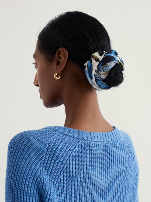 Seasalt Women's Organic Cotton Handyband In Spring Pansy Chalk