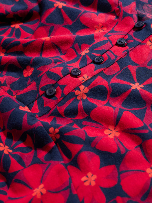 Seasalt Women's Peg Loom Tunic In Handicraft Flowers Jam