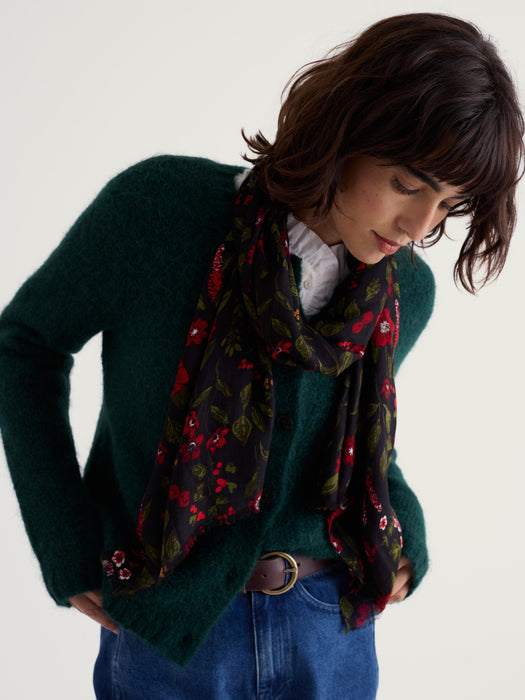 Seasalt Women's Pentillie Scarf In Winter Botanical Mix