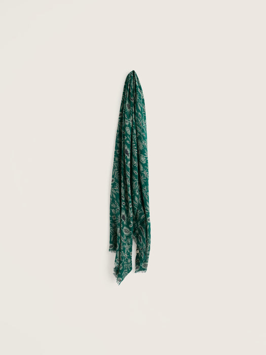 Seasalt Women's Pentillie Scarf In Woodland Forms Dark Thyme