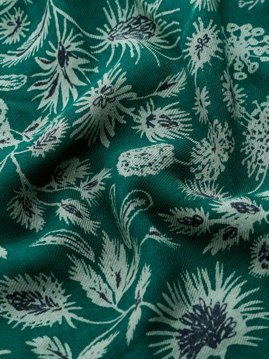 Seasalt Women's Pentillie Scarf In Woodland Forms Dark Thyme