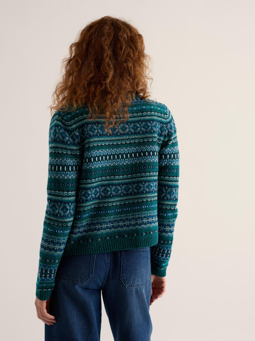 Seasalt Women's Percella Cove Cardigan In Larkspur Loch Multi