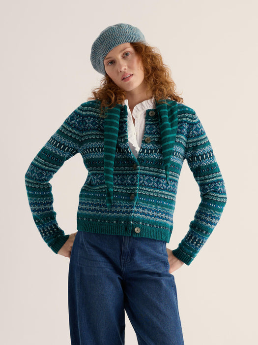 Seasalt Women's Percella Cove Cardigan In Larkspur Loch Multi