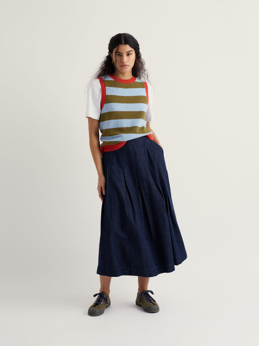 Seasalt Women's Pinwell Vest In Bright Shape Seagrass Mix